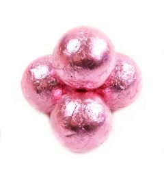 Light Pink Foil Chocolate Balls