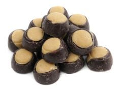 Mini Dark Chocolate Peanut Butter Buckeyes 