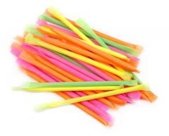 Neon Candy Filled Straws