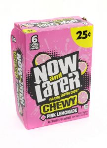 Now and Later Chewy Pink Lemonade 24 Pack