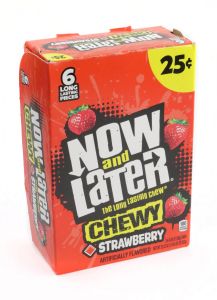 Now and Later Chewy Strawberry 24 Pack