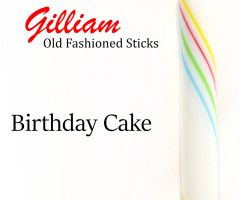 Gilliam Stick Candy Old Fashioned Birthday Cake 80 Sticks