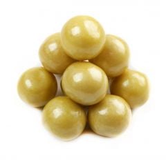 Pearl Gold Gumballs .5 Inch