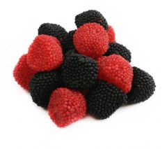 Red and Black Gummy Berries