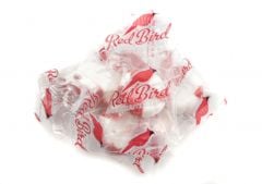 Red Bird Peppermint Puffs Wrapped