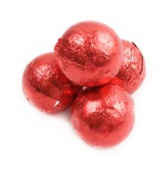 Red Foil Chocolate Balls