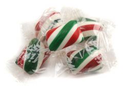 Red, White, and Green Christmas Mints
