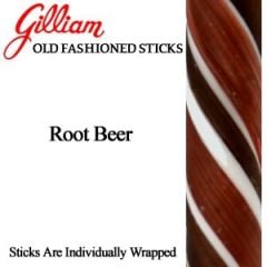 Gilliam Stick Candy Old Fashioned Root Beer 80 Sticks