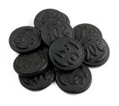 Salty Black Licorice Coins 2.2LB