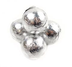 Silver Foil Chocolate Balls