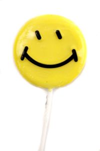 Smile Lollipops Yellow 12 Piece