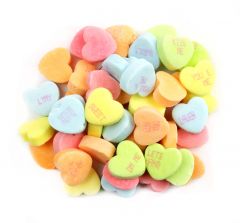 Sweet Tart Conversation Hearts Fake Candy Charm Valentine's Day Charms  Cabochons 7 Colors 21 pcs