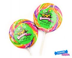 Sour Swirl Lollipops 12 Piece