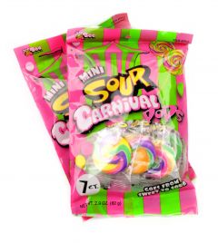 Mini Sour Swirl Lollipops 6 Bags