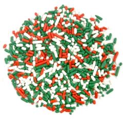 Red, White, and Green Jingle Sprinkles