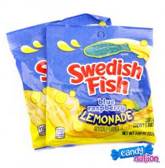 Swedish Fish Blue Raspberry Lemonade 3.59oz Bag