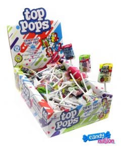 Top Pops Lollipops Assorted 48 Piece
