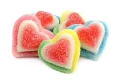 Gummy Hearts Triple Layer