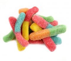 Trolli Neon Gummy Sour Worms Small