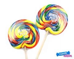 Whirly Pop Rainbow Lollipops 4 Inch 3oz 12 Piece