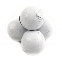 White Foil Chocolate Balls