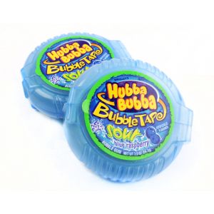 Bubble Tape Sour Blue Raspberry 6 Pack 2 Count