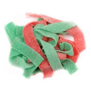 Christmas Sour Belts - Green Apple and Strawberry