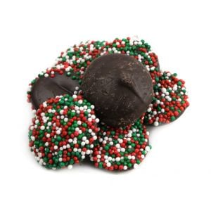 Dark Chocolate Christmas Nonpareils