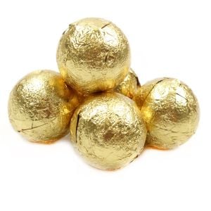 Gold Foiled Double Chocolate Balls 