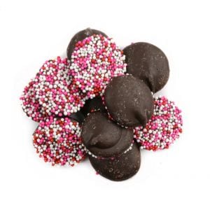 Valentine Dark Chocolate Nonpareils - Reppert