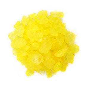 Yellow Rock Candy Crystals Lemon