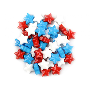Red, White, and Blue Candy